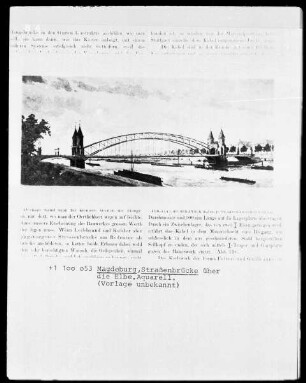 Magdeburg, Königsbrücke über die Elbe