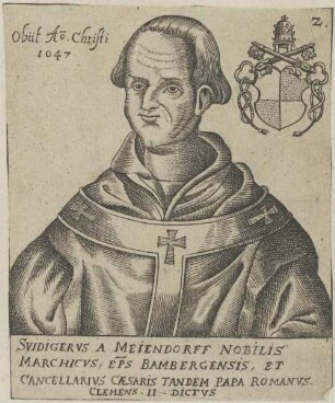 Bildnis von Papst Clemens II.