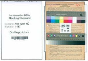 Entnazifizierung Johann Schillings , geb. 16.01.1905 (Fahrer)