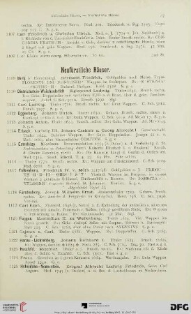 Neufürstliche Häuser (Nr. 1109-1198)