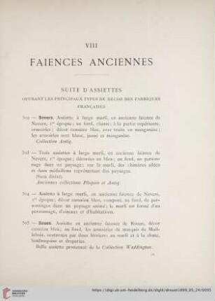 Suite d'Assiettes (Nr. 502 - 541)
