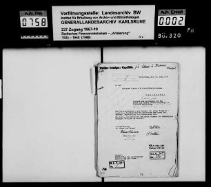 Ebner & Kramer, Tabakfabrik Wiesloch Käufer: Jakob Bootz Heidelberg Lagerbuch-Nr. 482 Wiesloch