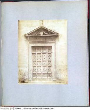 I Rome architectureSan Giacomo degli Spagnoli, Eingangsportal - Rotes Album I (Architektur antik und modern)