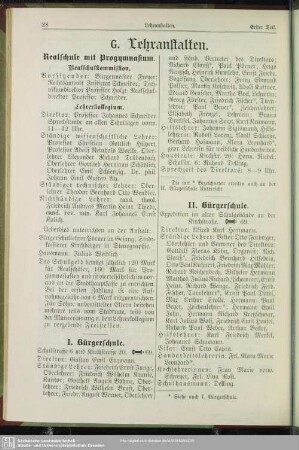 Lehranstalten