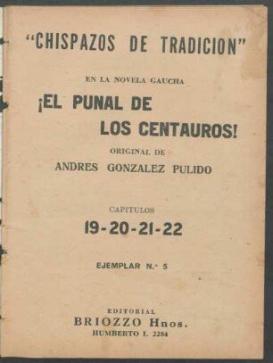 1934000500: Capitulos 19 - 22