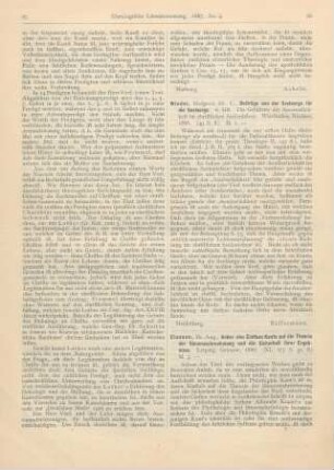 88 [Rezension] Windel, C., Beiträge aus der Seelsorge für die Seelsorge. 6. Hft. Die Gefahren der Aeusserlichkeit im christlichen Seelenleben