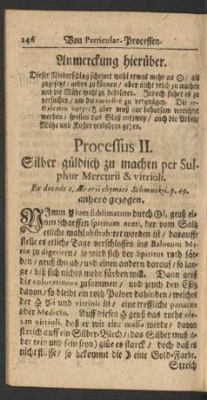 Processus II.