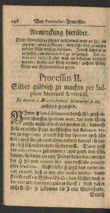 Processus II.