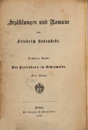 Erzählungen und Romane, 6