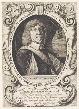 Bildnis des Joannes Septimius Jörger in Tollet