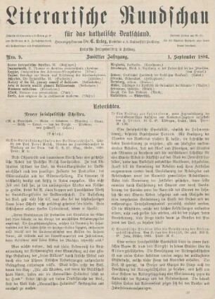 257-260 Neuere socialpolitische Schriften : Schluß