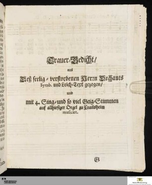 Trauer-Gedicht