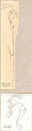 Hoffstadt, Friedrich; Kassette 4: Mappe IX.3, Buchstaben (1318-1335) - Detail, Ansicht