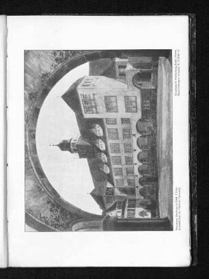 Waisenhaus Straßburg im Elsaß von Prof. Dr. Vetterlein. Außenansicht.