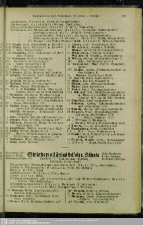 Strießen mit Freigut Kolkwitz u. Wüstanda