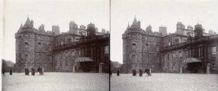 Edinburgh, Schottland. Holyrood-Palace, Westflügel