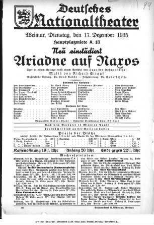 Ariadne auf Naxos