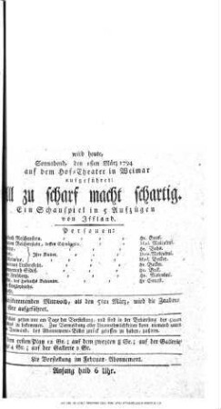 All zu scharf macht schartig