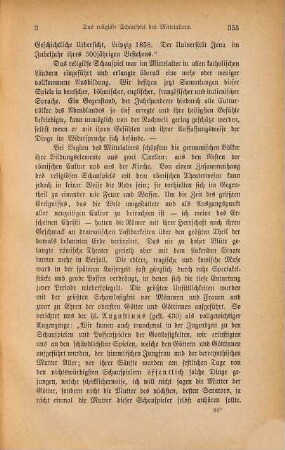 Das religiöse Schauspiel des Mittelalters : Entstehung, Ausbildung, Blüte und Niedergang desselben