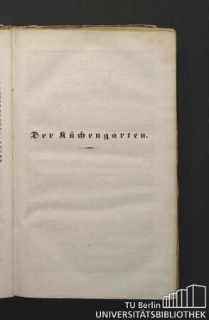 Der Küchengarten.
