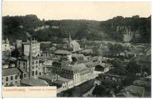Luxemburg. Faubourg de Clausen