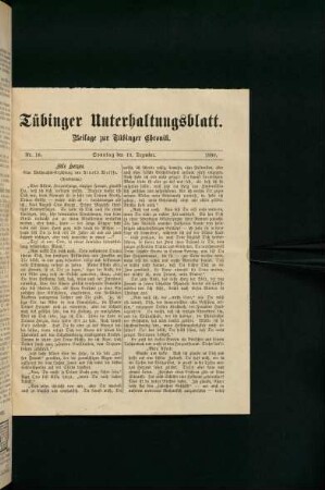 Tübinger Unterhaltungsblatt (Nr. 16)