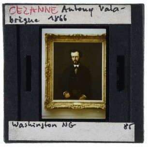 Cézanne, Portrait Antony Valabrègue
