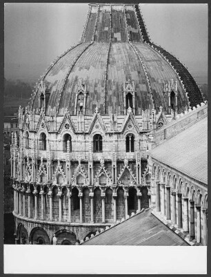Kuppel des Baptisteriums von Pisa vom Dom aus