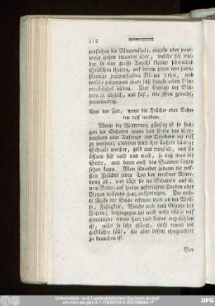 Von der Zeit, wenn die Früchte oder Schoten reif werden.