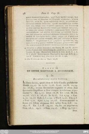 Caput II. De Divina Scripturae S. Auctorictate.