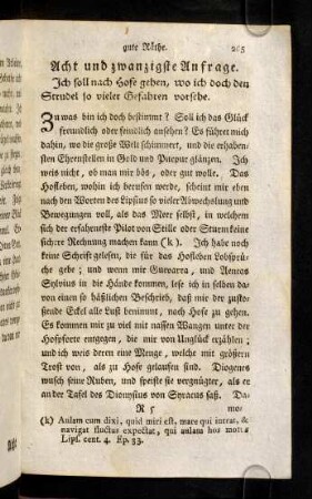 265-273, Acht und zwanzigste Anfrage