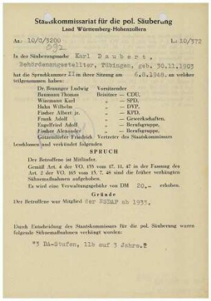 Daubert, Karl