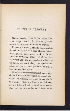 Nouveaux déboires