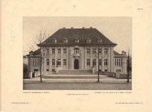Handelskammer, Dresden: Ansicht (aus: Architekt. Rundschau, hrsg.v. Eisenlohr & Weigle, 1911)