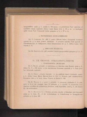 II. Ex Ordine Ivreconsvltorvm