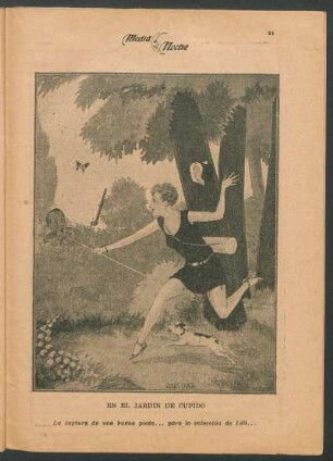 En el jardín de Cupido [Ilustración]