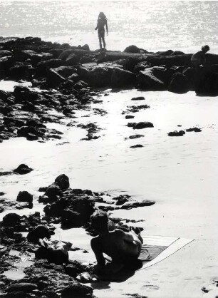 Strand und Felsen, typisch Lanzarote