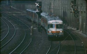 Stuttgart Hbf. Block Rosenstein Vorortgleis elTw 420 207 Probebetrieb