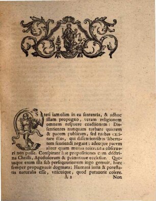 De Commodis Qvae E Pacificatione Westphalica In Theologiam Redvndarvnt Pavca Disserit Simvlqve Ad Proclamationem Solemnem Trivm Ivris Vtrivsqve Doctorvm D. XVIII Octobr. MDCCXLVIII Institvendam Patres Academiae Venerandos Stvdiorvm Omnis Generis favtores Et Patronos Cives Academiae Generosissimos Et Nobilissimos