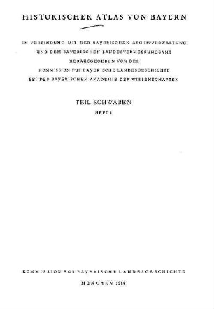 Das Landgericht Rain : Text und Karte