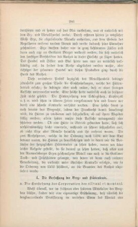 4. Die Verfassung der Berg- und Hüttenleute.