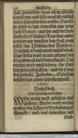 CXXII. Vom Geitz