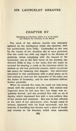 Chapter XV. Exhibiting an interview, which, is it to be hoped will interest the curiosity of the reader