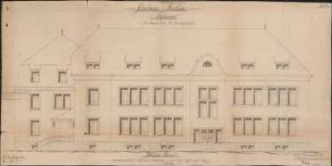 Schulhausneubau Hofweier; Nordansicht