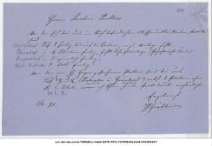 Brief von Wilhelm Gräbhein an Justus Perthes' Geographische Anstalt  : Gotha, 05.04.1870