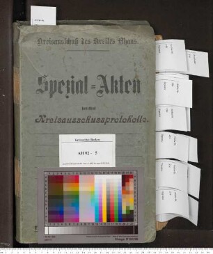 Kreisausschussprotokolle vom 1.7.1887 bis zum 28.12.1899