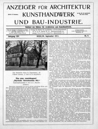 Nr. 9, September 1911