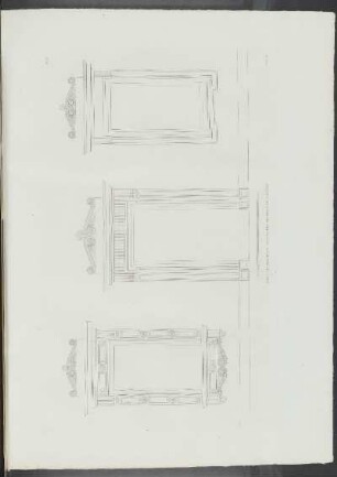 Pl. 38. Porte Et Croisées Du Couvent Des Bénédictins A Catane.