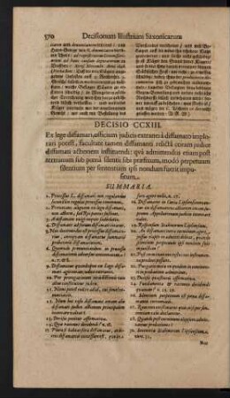 Decisio CCXIII.