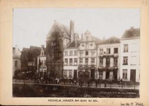 Häuser am Quai au Sel, Mechelen: Ansicht